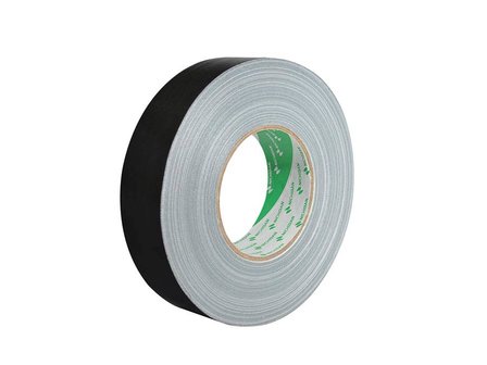 Nichiban Standard gaffa / gaffer tape, zwart, 38 mm, 50 meter