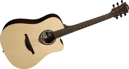 L&acirc;g T270DCE Tramontane dreadnought met element, naturel