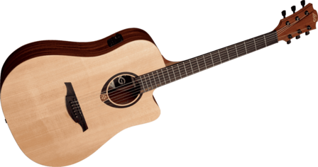 L&acirc;g T70DCE Tramontane dreadnought met element, naturel