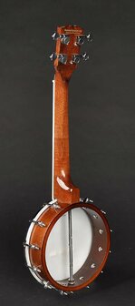 Richwood Master Series ukulele banjo. open achterkant