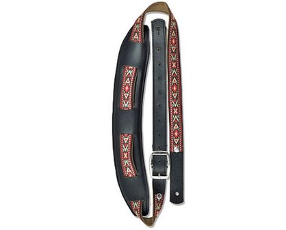 Souldier leather strap, Seneca leren gitaarriem