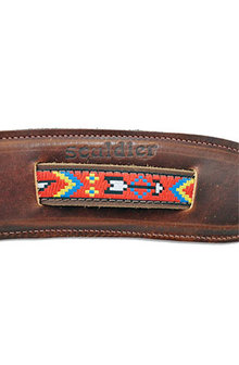 Souldier saddle leather strap Thunderbird, leren riem