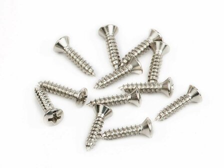 Fender Genuine Replacement Part pickguard screws, 12 stuks