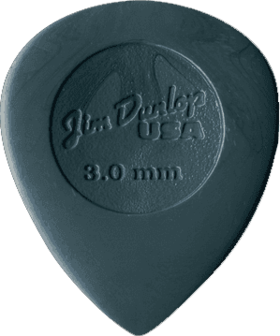 4x Dunlop Big Stubby plectrum, dikte 1.0, 2.0 of 3.0