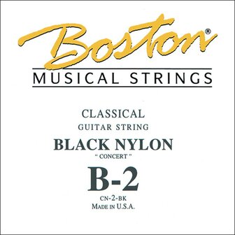 Losse snaar concert series, stemming B of E, zwart nylon