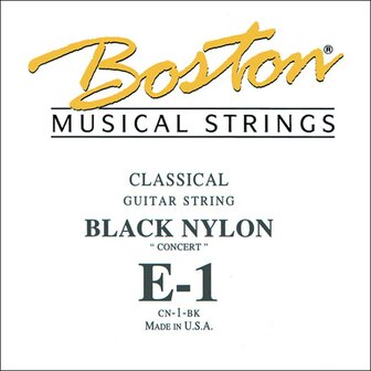 Losse snaar concert series, stemming B of E, zwart nylon