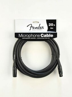 Fender Performance Series microphone cable, 6 meter XLR 