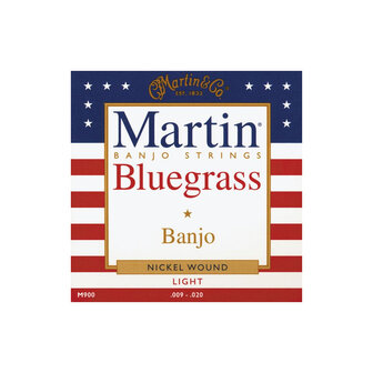 Martin bluegrass banjosnaren light M930, loop-end