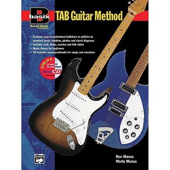 Basix Tab Guitar Method book with CD available book 2