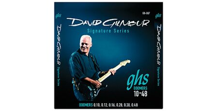 GHS David Gilmour Signature Guitar Boomers Electric Guitar String Set, .010-.048, for Fender Scale
