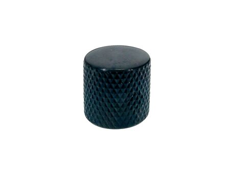 1x dome knob, metal, shaft size 6,0mm, black