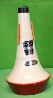Demper voor bastrombone H&amp;B 175, straight aluminium red/white