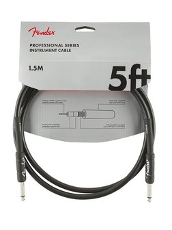 Fender Professional Series instrument cable, 1.5 meter kabel