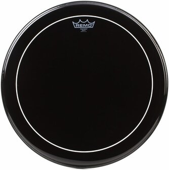 Remo Ebony Series Pinstripe bassdrumvel 18 inch, ES-0618-PS