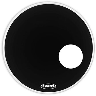 Evans BD20RB, 20 inch resonance black drumvel, 
