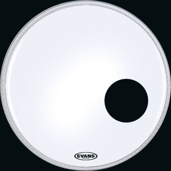Evans BD20RSW, 20 inch resonance smooth white drumvel