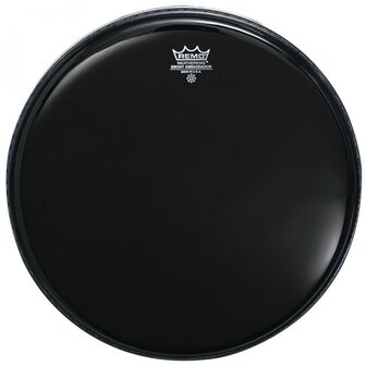 Remo ES-1020-00 Ambassador Ebony, 20 inch bassdrumvel