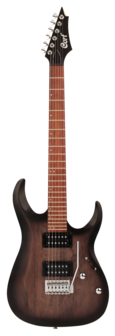 CORT E-Gitaar, X-100, Open Pore Black Burst