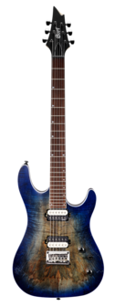 CORT E-Gitaar, KX300, Open Pore Cobalt Burst