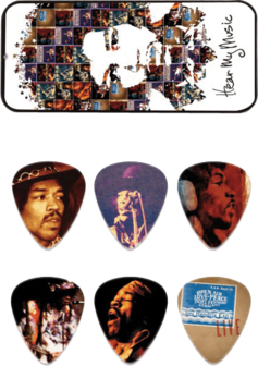 Dunlop plectrums Jimi Hendrix - Doos met 6, Hear My Music