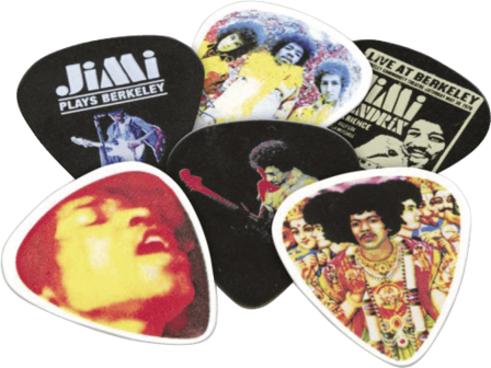 Dunlop plectrums Jimi Hendrix - Doos met 12, Electric Lady