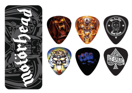 Dunlop plectrums Mot&ouml;rhead - Doos met 6, Mot&ouml;rhead