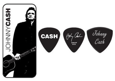 Dunlop plectrums Johnny Cash - Doos met 6, Legend