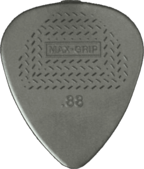 Dunlop plectrums, 12 stuks Max Grip Standaard, dikte 0.88
