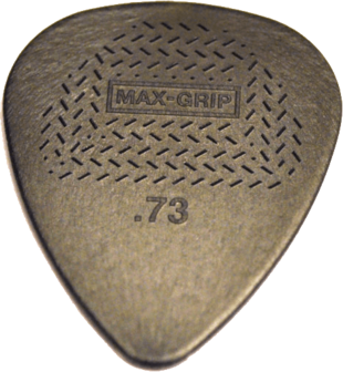 Dunlop plectrums, 12 stuks Max Grip Standaard, dikte 0.73