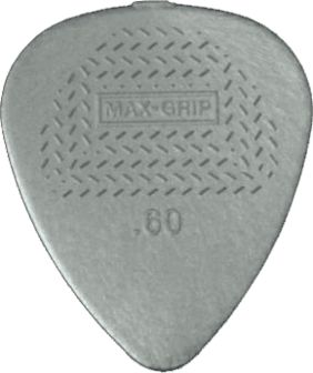 Dunlop plectrums, 12 stuks Max Grip Standaard, dikte 0.60