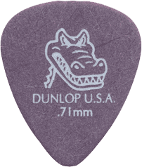 Dunlop plectrums, 12 stuks Gator Grip Standaard, dikte 0.71