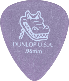 Dunlop plectrums, 12 stuks Gator Grip Standaard, dikte 0.96
