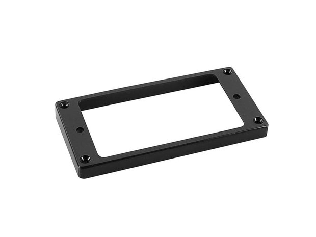 Humbucker frame, flat bottom slanted top, diverse maten, black