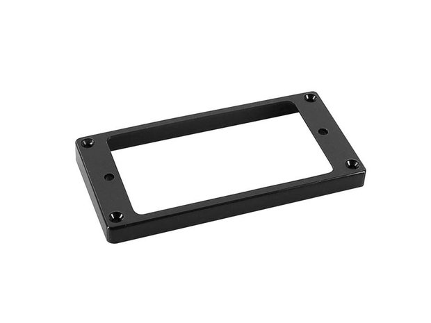 Humbucker frame, flat bottom slanted top, diverse maten, black