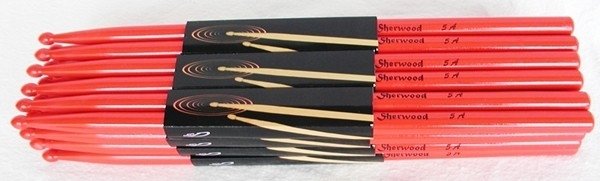 Drumsticks 5A of 5B Rood, 1 paar
