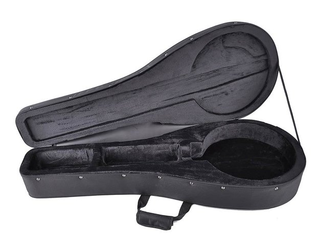 Nylon softcase met polystyreen vulling voor gitaar/folk banjo, koffer