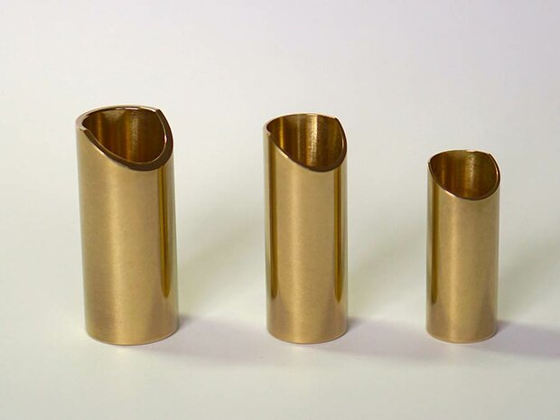 The Rock Slide polished brass slide size XL (inside 22.5 - length 59.0mm)