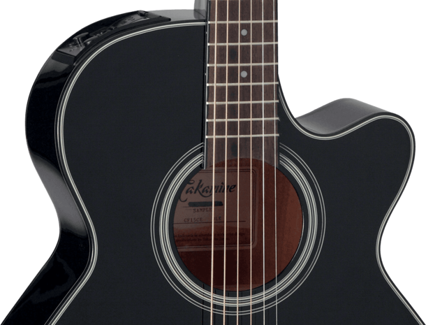 Takamine GF15CEBLK electro-akoestische Folk gitaar met cutaway