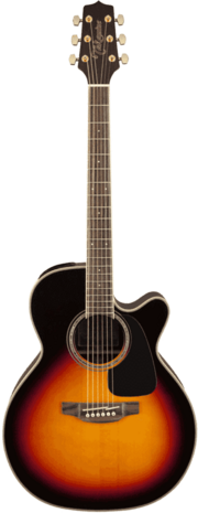 Takamine GN51CEBSB electro-akoestische Grand Auditorium met cutaway, brown sunburst