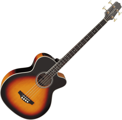 Takamine GB72CEBSB electro-akoestische basgitaar Brown Sunburst