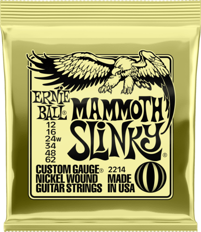 Ernie Ball 2214 Mammoth slinky 12-16-24w-34-48-62