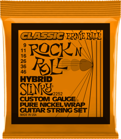Ernie Ball 2253 slinky classic Rock 'n Roll 009-011-016-026-036-046