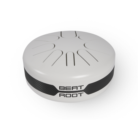 Electro-Acoustic BeatRoot White, Handpan, Multiscale EA 