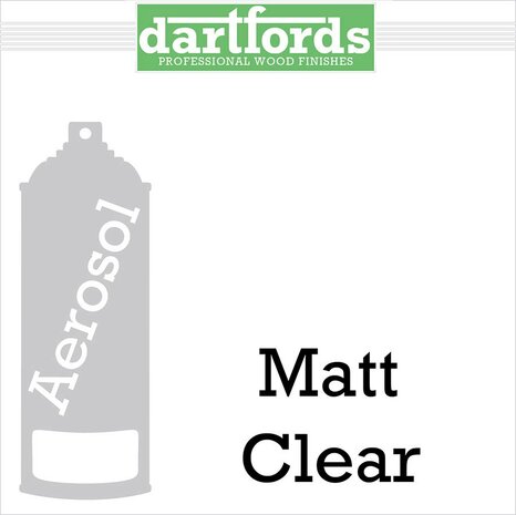 Dartfords Nitrocellulose lacquer Matt Clear - 400ml aerosol