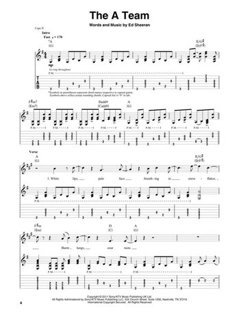 Ed Sheeran Deluxe Guitar Play-Along Volume 9