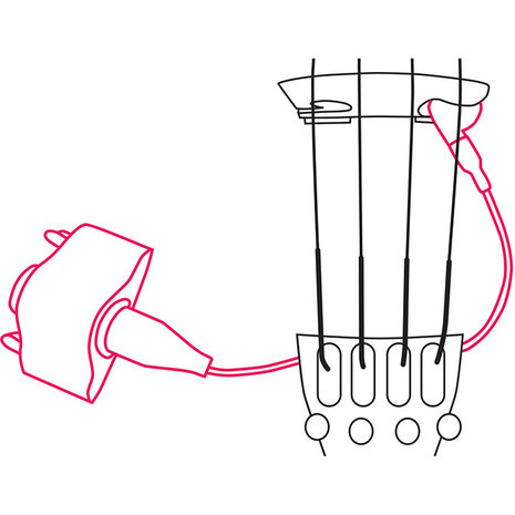 KNA VV-3 piezo pickup voor viool