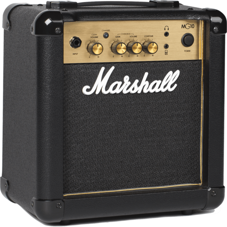 Marshall MG10, 10W Combo gitaarversterker zwart/goud