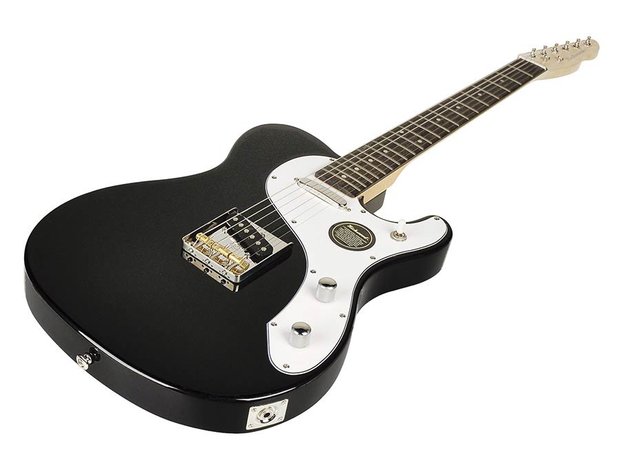 Richwood Master Series elektrische gitaar "Buckaroo Standard" Black Sparkle