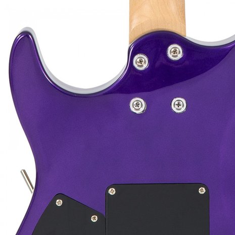 Vintage V6M24PL Reissued, Pasadena Purple, reverse headstock