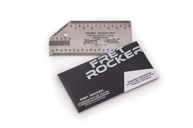 RB Tool  RockCare Fret Rocker - Fret Levelling & Setup Gauge ruler
